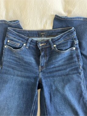 Quince Luna Women's Wide Leg Blue Stretch Jeans